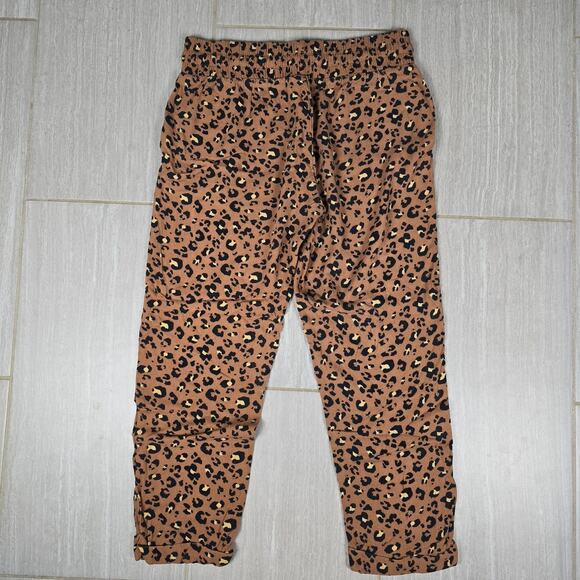 Hurley Womens Leopard Easy Rolled Cuff Pants size Medium - Picture 6 of 7